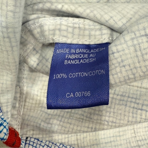 Jermyn & Bond Modern Fit Blue Geometric Cotton Button-Down Shirt Size L - Picture 14 of 16